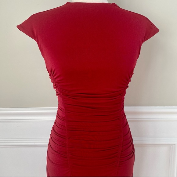 Marciano Sexy Red/Burgundy Body-con Dress Size XS - Picture 3 of 10